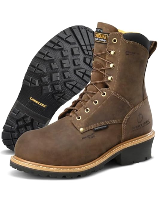 Amazon.com | Carolina Men's Metpro Hardrock Comp Toe Dark Brown/X