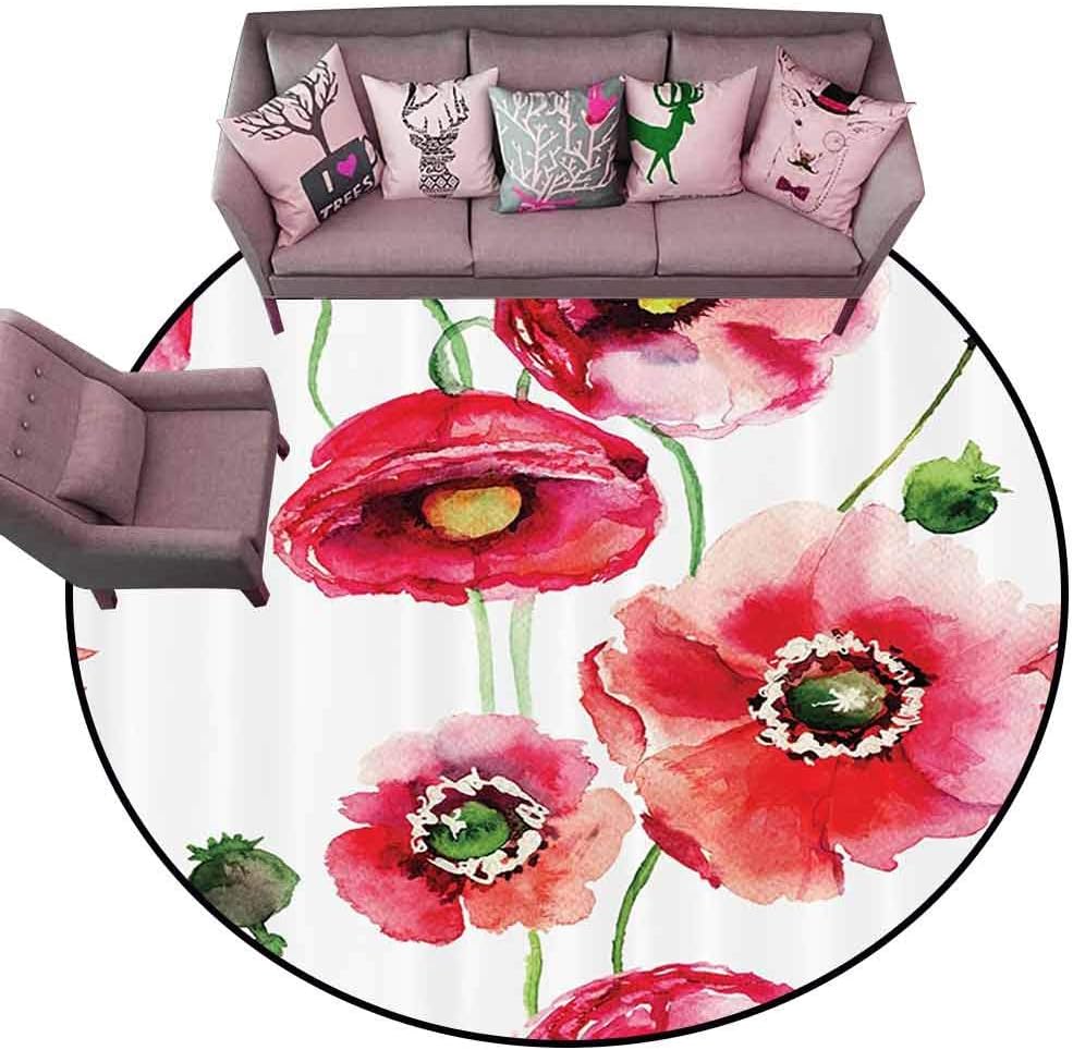 Tapete decorativo para el hogar con diseño de flores de acuarela