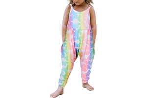 Vieille Baby Toddler Girl Cute Strap Jumpsuit One-piece Romper with Pockets 1-8 Years