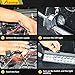 LED Light Bar Wiring Harness Kit,Aaiwa 14AWG Heavy Duty 12V On-Off Switch Power Relay Blade Fuse for Off Road LED Work Light Bar -12FT 1 Lead