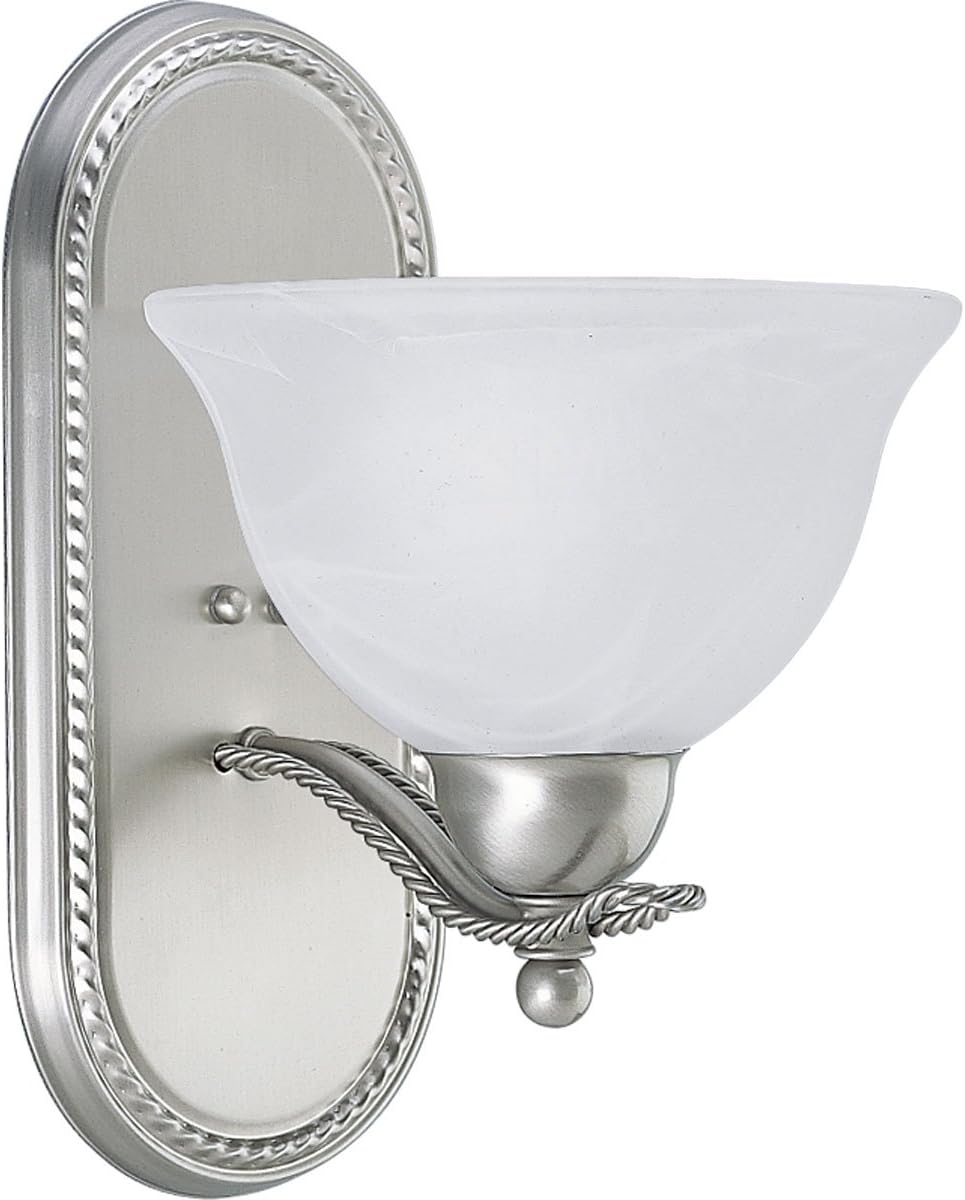 1Lt. Fluorescent Bath Light with Bulb Vanity Lighting Fixtures