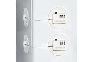 Refrigerator Lock Combination, Child Proof Fridge Lock Combo, Freezer Lock Child Proof - Take Care of Your Family with Fridge