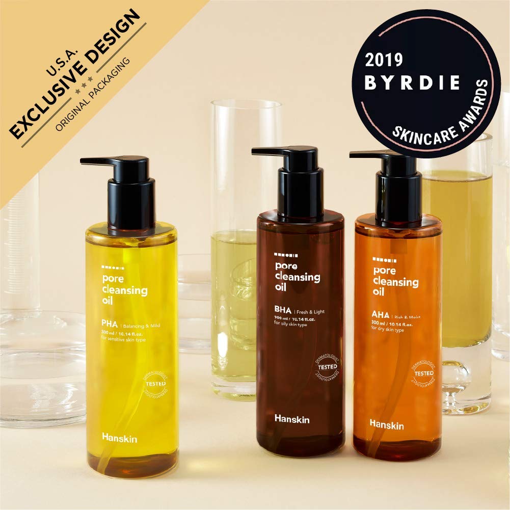hanskin pore cleansing oil bha