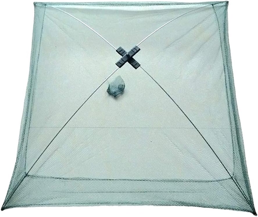 Starall Fishing Net Foldable Folding Mesh Nylon Fishing Net Baits Trap Cast Dip Crab Shrimp Net