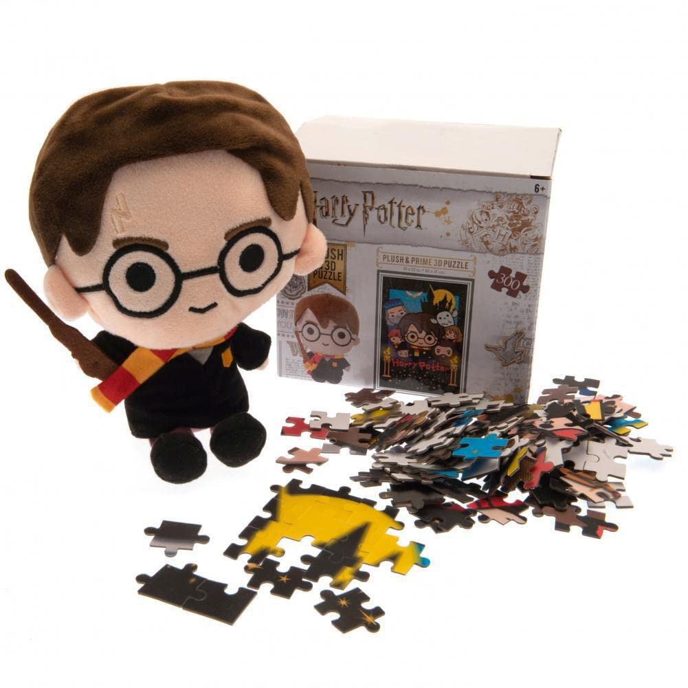 Harry Potter Plush and 3D Effect 300pc Puzzle