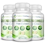 Premium Nutrition Plus Garcinia Cambogia Plus for Weight Loss - 3 Bottles
