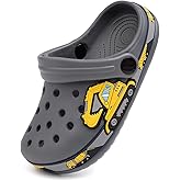 Miamooi Toddler Girls Boys Clogs Cute Cartoon Garden Water Clogs Little Kid Non-Slip Slides Indoor Outdoor Waterproof Beach Sandals Slip-on Beach Pool Shower Slippers Water Shoes