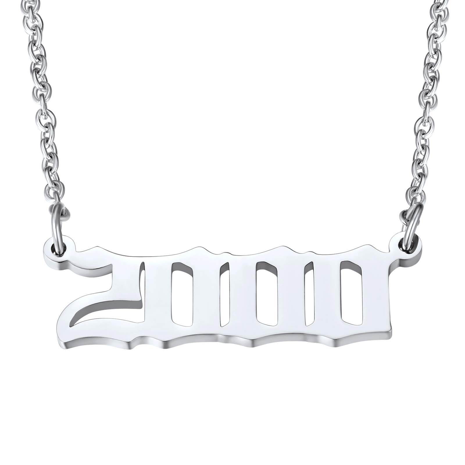 FindChic 2000 Necklace Silver 2000s Jewelry for Women