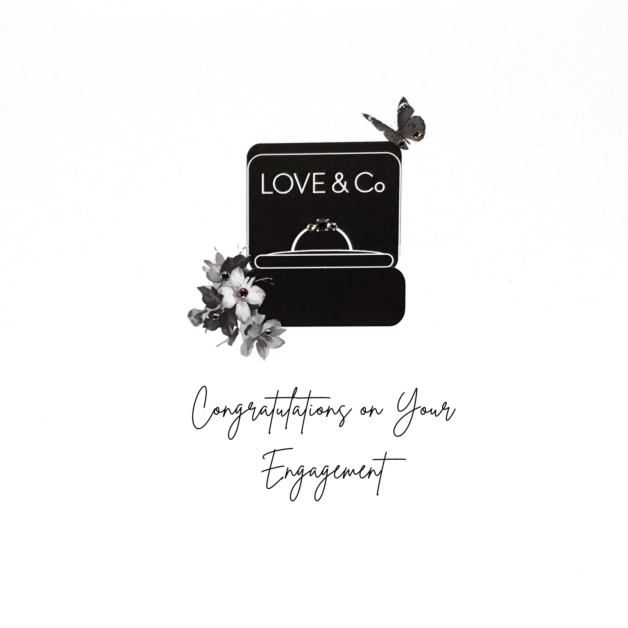 "Congratulations On Your Engagement" - Engagement Cards by Five Dollar Shake - SR1