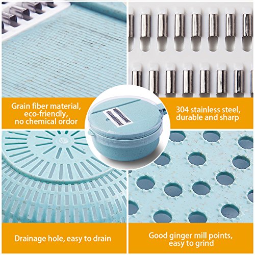 Vegetable Slicer Shredder Chopper Cutter Egg White Separator Multi Blades Kitchen Gadgets