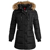CANADA WEATHER GEAR Girls Winter Coat - Long Length Heavyweight Wind & Water Resistant Insulated Quilted Puffer Parka Coat