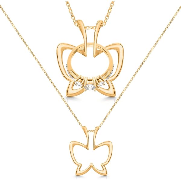 Class Of 2021 Open Heart Diploma & Cap Pendant - 10k Yellow Gold Graduation Gift Jewelry