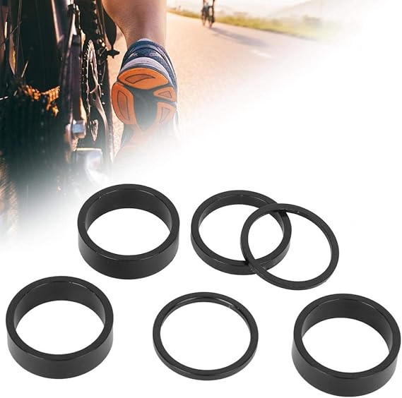 Taidda 【2021 New Year's Special】 Bike Spacers, Black Bicycle Washer