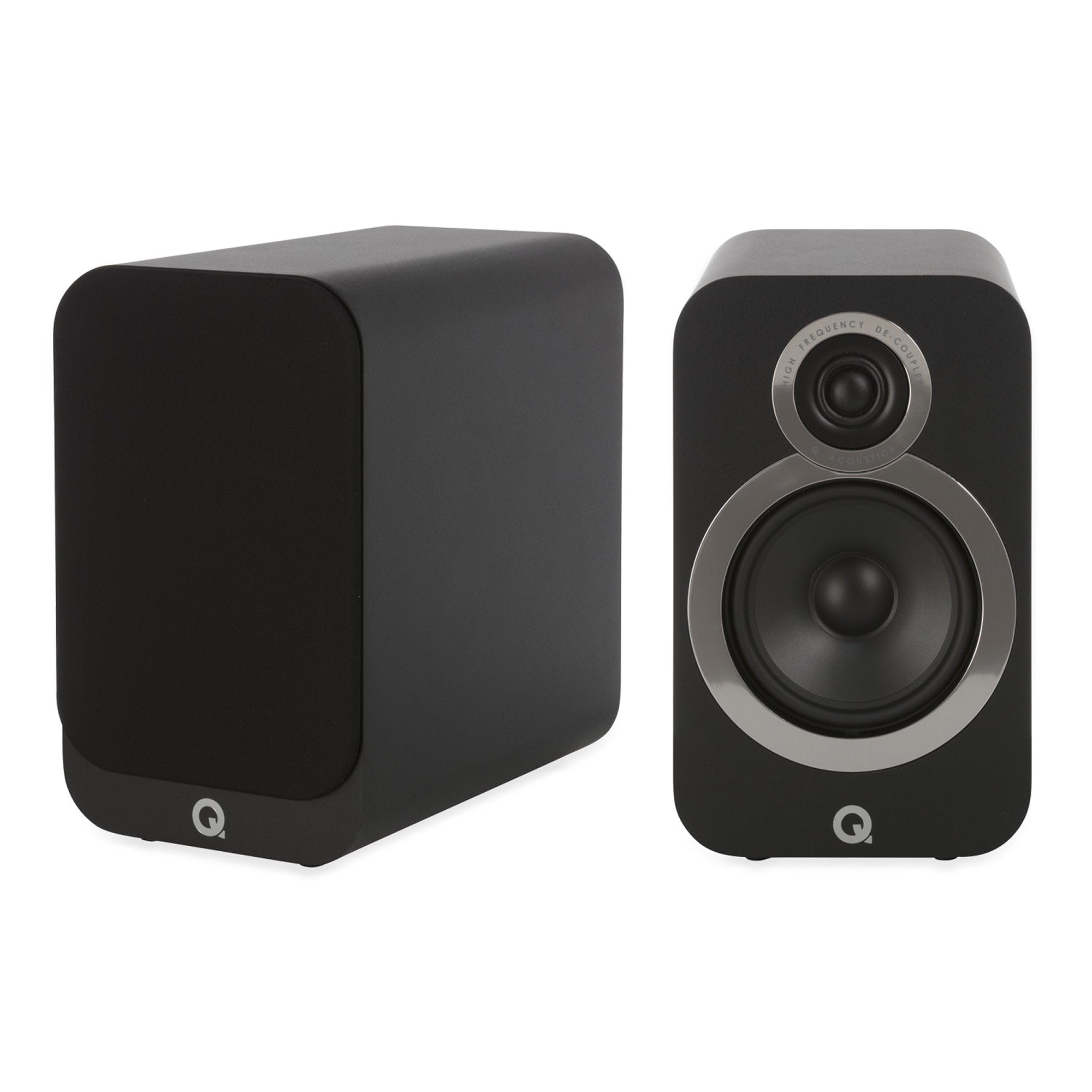 Q Acoustics 3020i Bookshelf Speakers – Carbon Black (Pair)