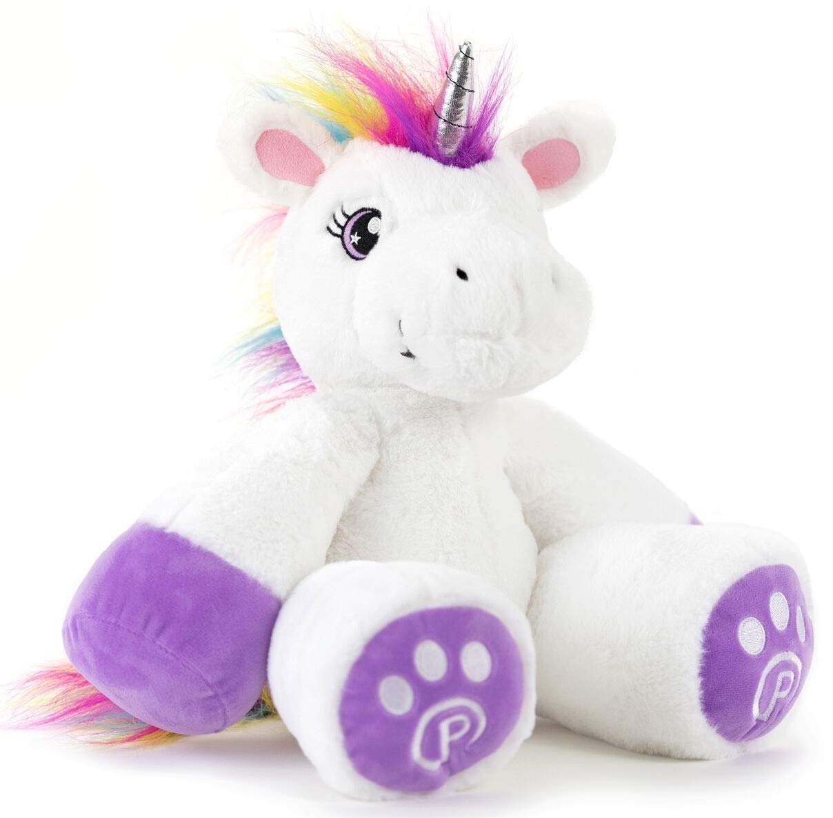 Photo 1 of Plushible Poppy The Unicorn Stuffed Animal, 18-Inch Plush Unicorn Toy for Girls & Boys - Machine Washable Unicorn Plush, Soft Stuffed Unicorn, Valentine’s Day Gift for All