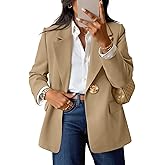 MEROKEETY Women's Long Sleeve Blazer 2026 Fall Open Front Work Office Suit Jacket Business Casual Outfits