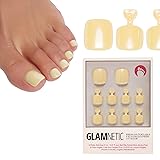 Glamnetic Press On Toenails - Yellow Pop | Pastel