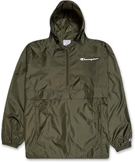 champion windbreaker brown
