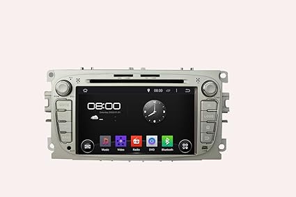 7 inch Quad Core 1024 * 600 Android 5.1 coche reproductor de DVD GPS navegación Multimedia