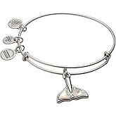 Alex and Ani Whale Tail Charm Bangle