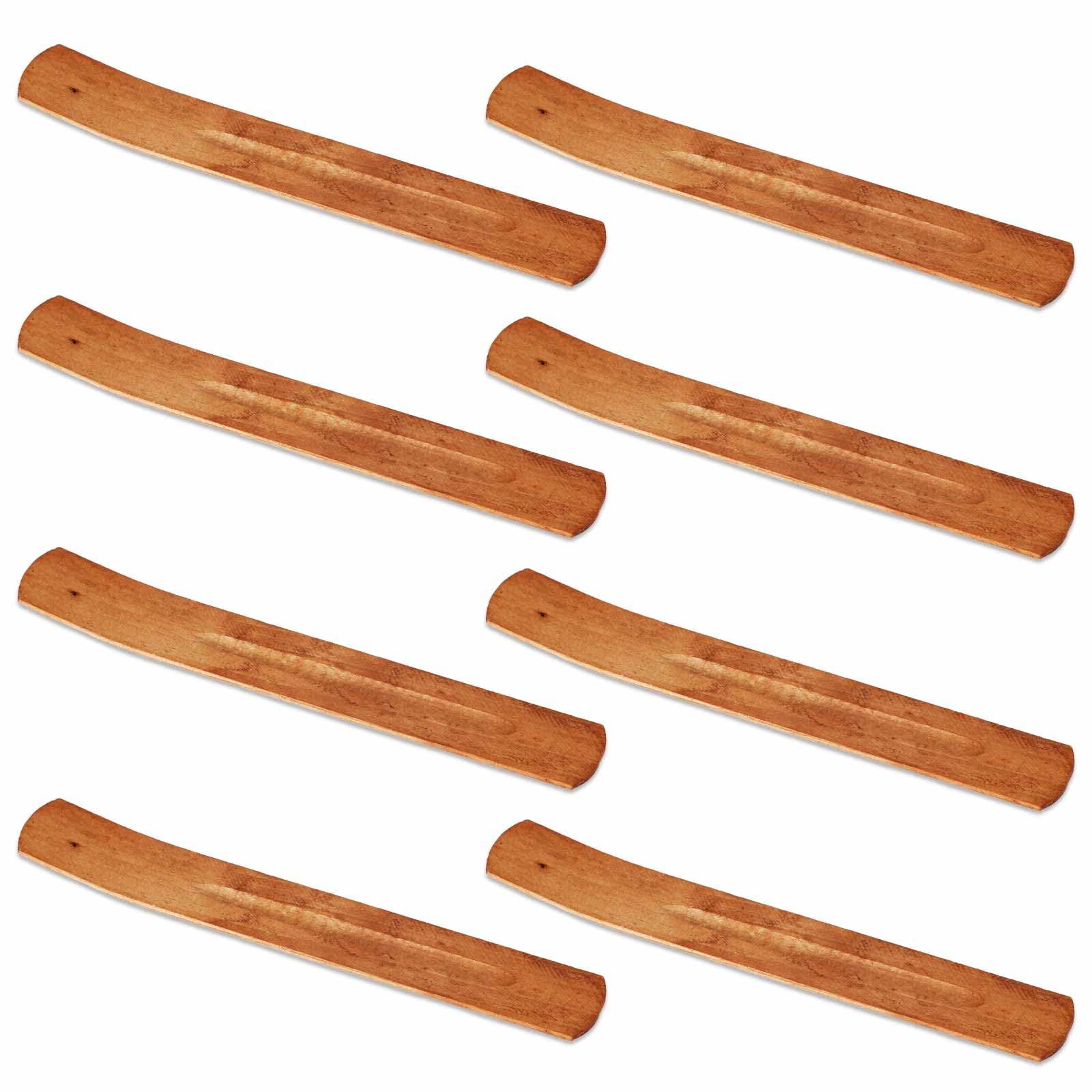 8pcs Incense Holder for Sticks, 9.49 Inch Length Incense Sticks Burner Ash Catcher Wooden Incense Stick Organizer Spa Relaxation Supply for Yoga Gift, 0.08 Inch Diameter Hole