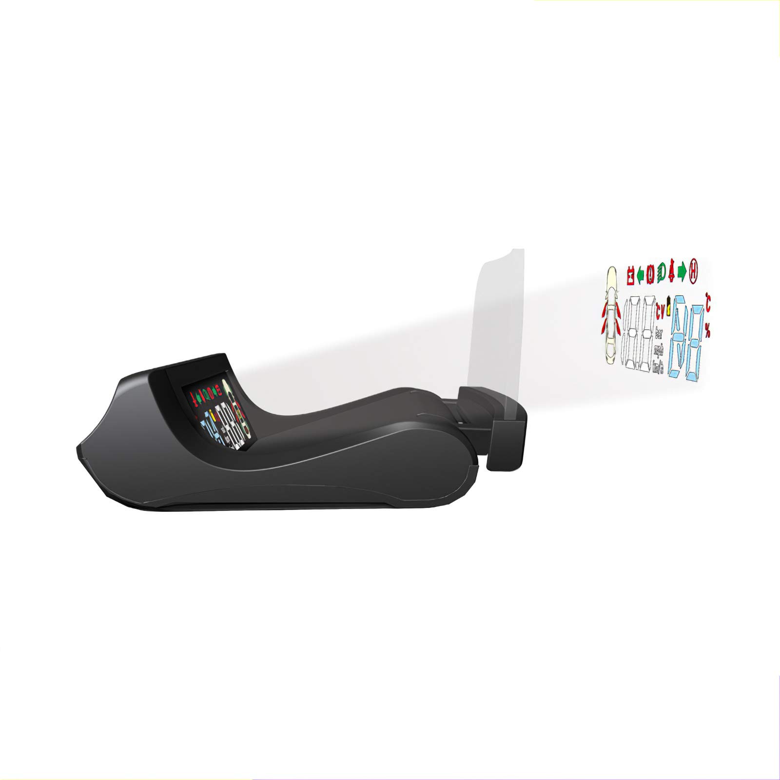 Not application HUD Head-up Display Small Intelligent Multifunctional Windshield Speed Alarm Remindi