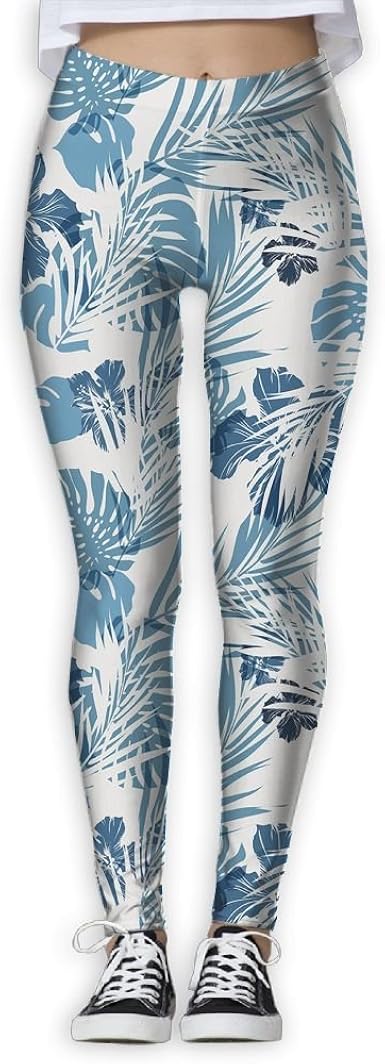 palm tree workout leggings
