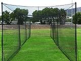 55' Ultimate Baseball Batting Cage [Net & Poles Package] - #42 Heavy Duty Net with Steel Uprights [Net World] 24hr Ship (02. Ultimate Batting Cage & L-Screen Frame)