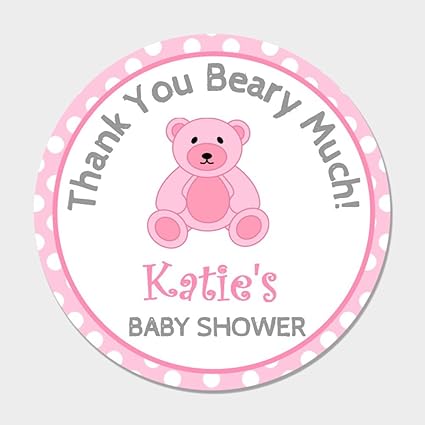 pink teddy bear baby shower