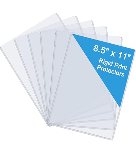 3 Pack Rigid Plastic Toploaders – 8 ½ X 11 Inch Letter Size For Certificates & Stock