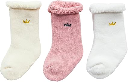 Amazon アレックスユール 保温秋冬 ベビーソックス キッズ新生児