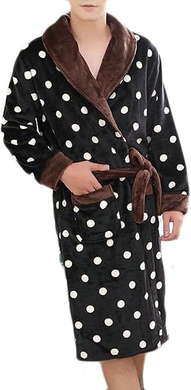 leopard print robe mens