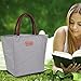 BALORAY Lunch Bag Tote Bag Lunch Bags for Women Lunch Organizer Lunch Holder Lunch Container (G-199L Black)