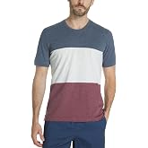 Weatherproof Vintage Men's Color Block Short Sleeve T-Shirt
