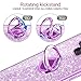 VEGO Galaxy Note 9 Case Glitter Bling Diamond Rhinestone Bumper Sparkly Protective Grip Case with Kickstand Ring Stand for Women Girls for Samsung Galaxy Note 9 (Purple)