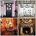 Dulcii 3 in 1 Halloween Black Lace Spider Web Lampshade Topper/Window Wag/Fireplace Mantle Scarf, Halloween Home Decor Essentials, Size:20x60inch / 51x152cm, 2 Pack