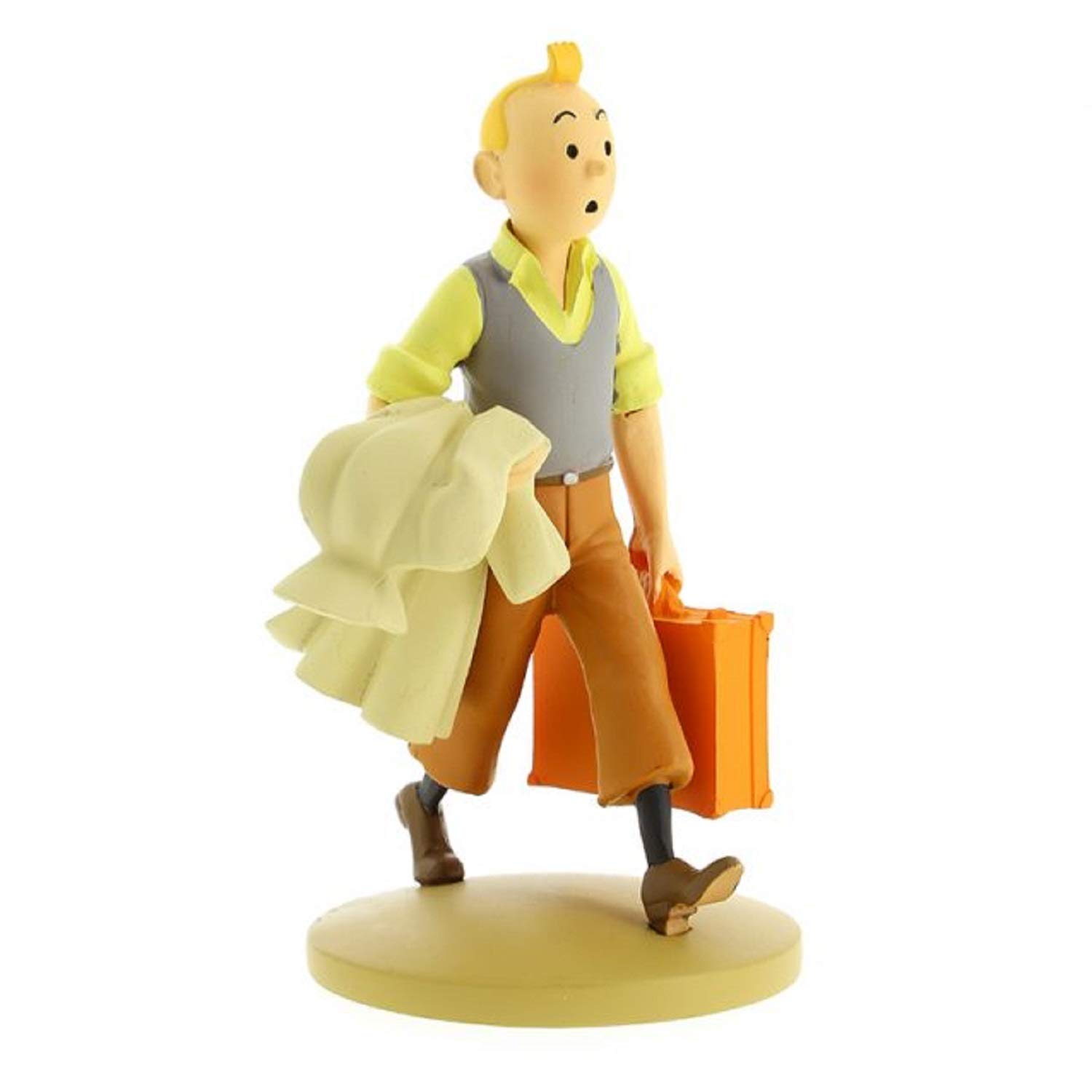 Tintin en route 12cm polyresin figure
