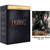 The Hobbit Trilogy Extended Motion Pictures: 15 Disc Complete Epic DVD Collection + Never Before Seen Footage & Art Card