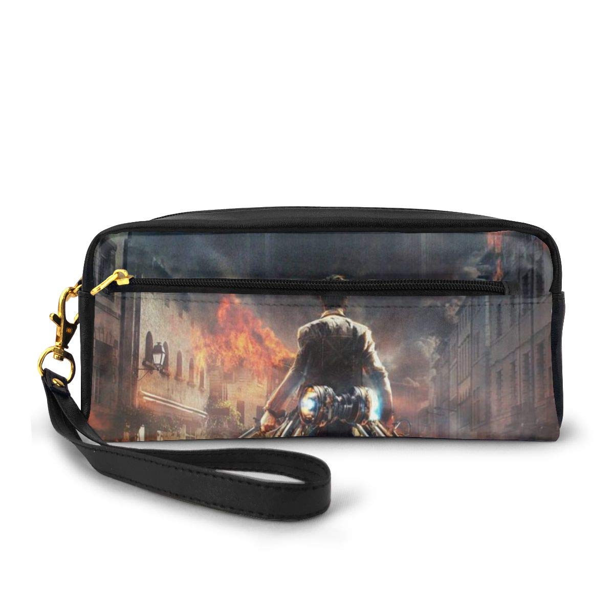Naran Network Eren Jaeger Attack On Titan Makeup Bag Travel Cosmetic Bag Pencil Case Set Fashion Women's Jewelry Portable Zipper Wallet
