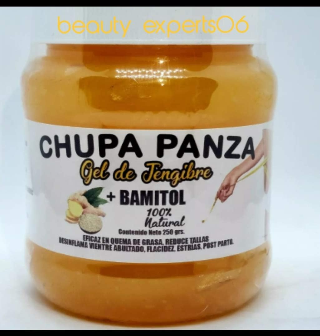 Chupa Panza Gel De Jengibre Ahora Con Holograma, QR, Y Codigo de Barras!