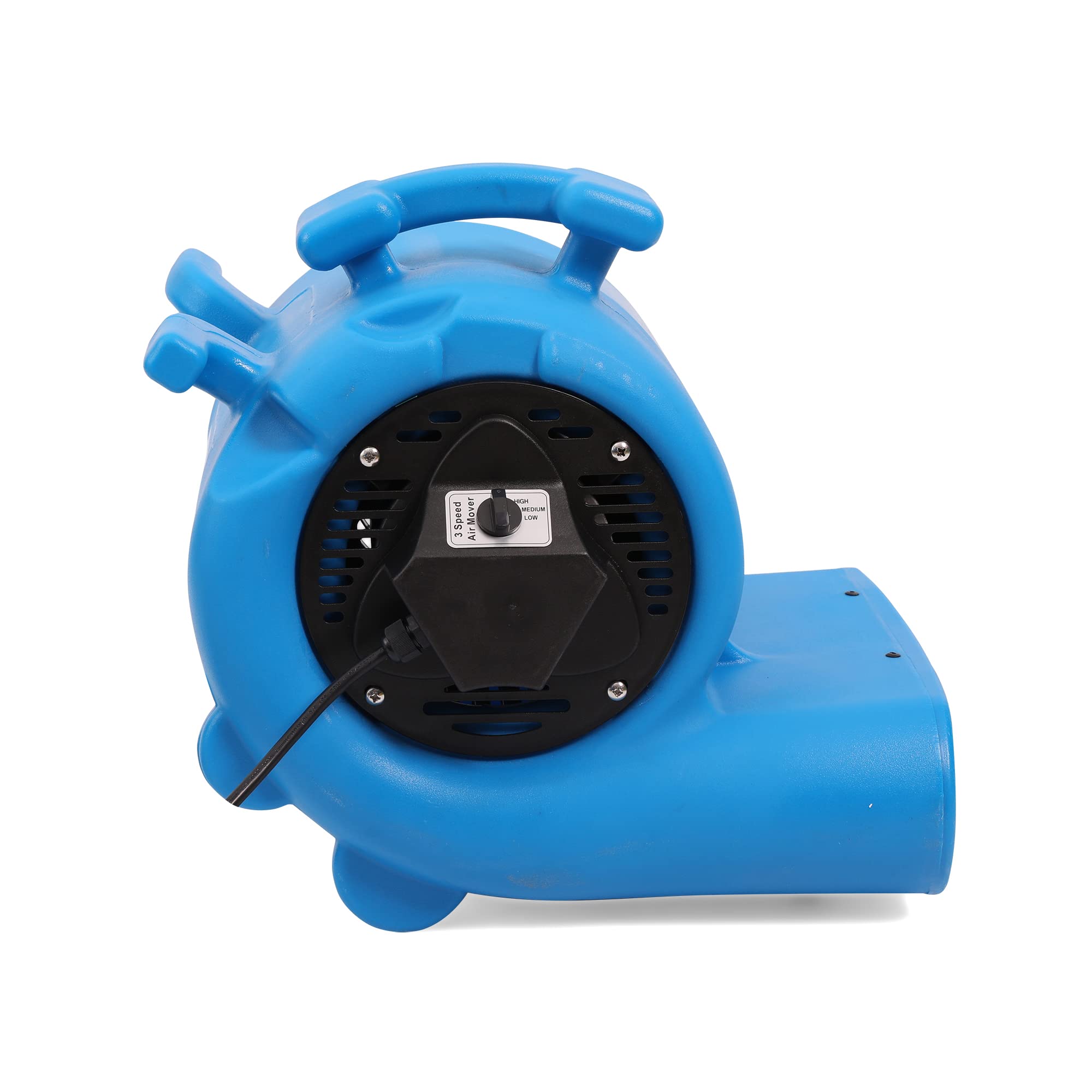 MOUNTO 3-Speed 3/4HP 3000CFM Air Mover Floor Carpet Dryers for Cooling, Drying, Air Circulation