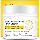 Irismistx Tighten and Lift Neck Firming Cream, Neck Creams for Tightening and Firming, Skin Tightening Cream for Face, Neck, Chest & Décolleté