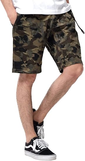 Amazon ジェリー Gerry クライミングパンツ メンズ カモフラ柄 ストレッチ クライミング ショートパンツ 7549 95ベージュ L ショートパンツ 通販