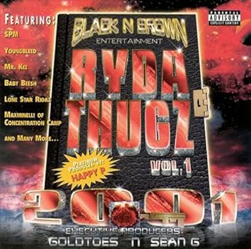 Various Artists Black Brown Ryda Thugz Amazon Com Music