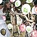 50Pcs 12 Inches Hawaiian Tropical Party Balloons Decoration,Hawaii Bachelorette Wedding Birthday Party Decoration Supplies