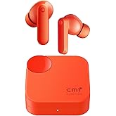 CMF Buds 2a Wireless Earbuds 2025 New Active Noise Cancelling 42dB Hybrid ANC Bluetooth Headphones, 12.4mm Dynamic Driver for Big Bass, 4 Mics Clear Calls, Sport Ear Buds for iPhone, Android, Orange