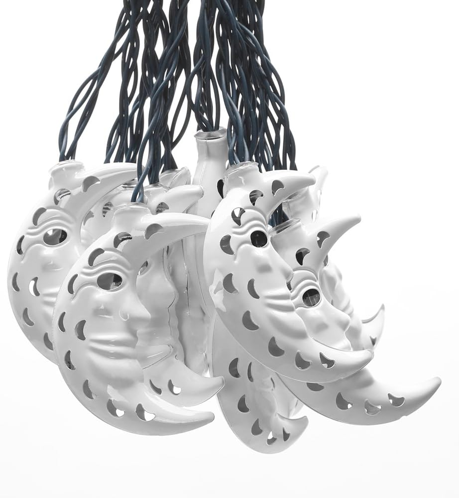 cjsolar Solar String Lights (75.4ft, Waterproof) Bendable Copper Wire High Efficiency 200 LED Durable Fairy Outdoor String Lights Garden Patio Wedding (15 Moon)