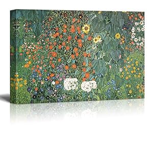 Sunflowers with Various Flowers by Gustav Klimt