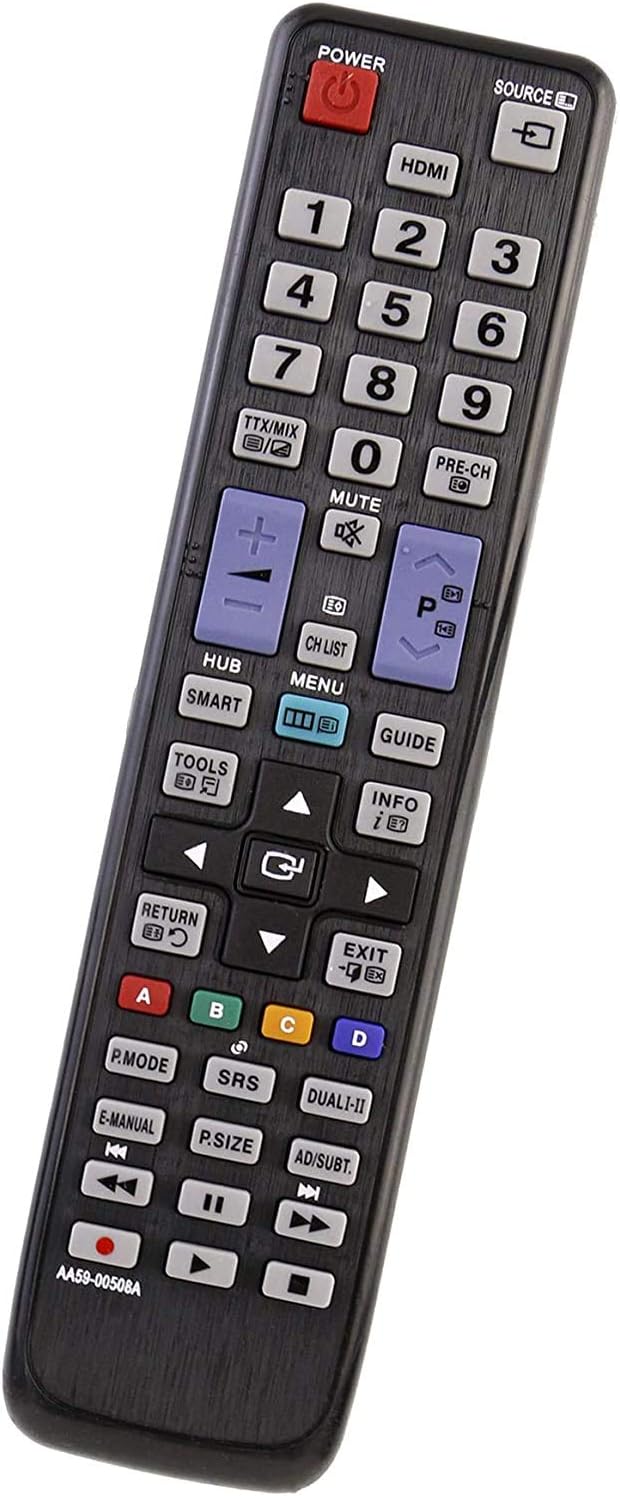 AA59-00508A Remote Control Replacement -VINABTY AA5900508A Remote Control for Samsung UE27D5010 UE32D5500 UE32D5520 UE37D5520 UE40D5500 UE40D5520 UE40D5700 UE46D5500 UE37D5700 UE22D5020 UE46D5520 TV - Image 4