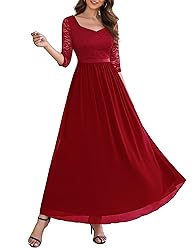 Wedtrend Women's Wedding Guest Dress with Sleeve